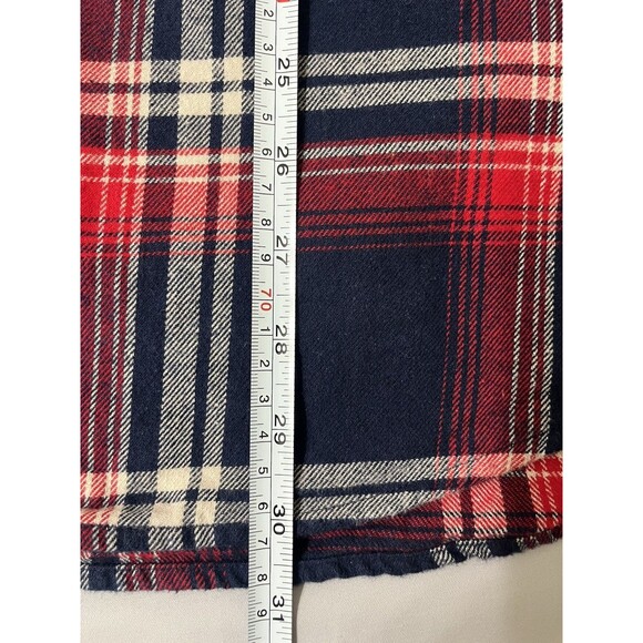 Woolrich The Green Label Collection Shirt Jacket Men XL Red/ Blue/ White - Picture 10 of 12